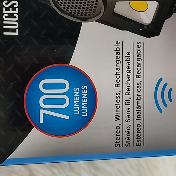 INFINITY X1 2 Bluetooth Rechargeable Work Light with Bluetooth Speakers T1 - Picture 3 of 7